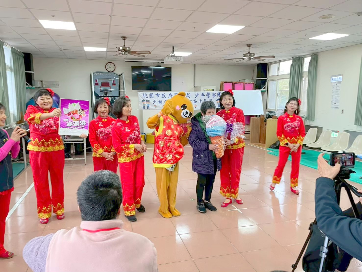 永大機電、敏盛醫院、桃園市警察局少輔志工中隊蒞園關懷表演活動
