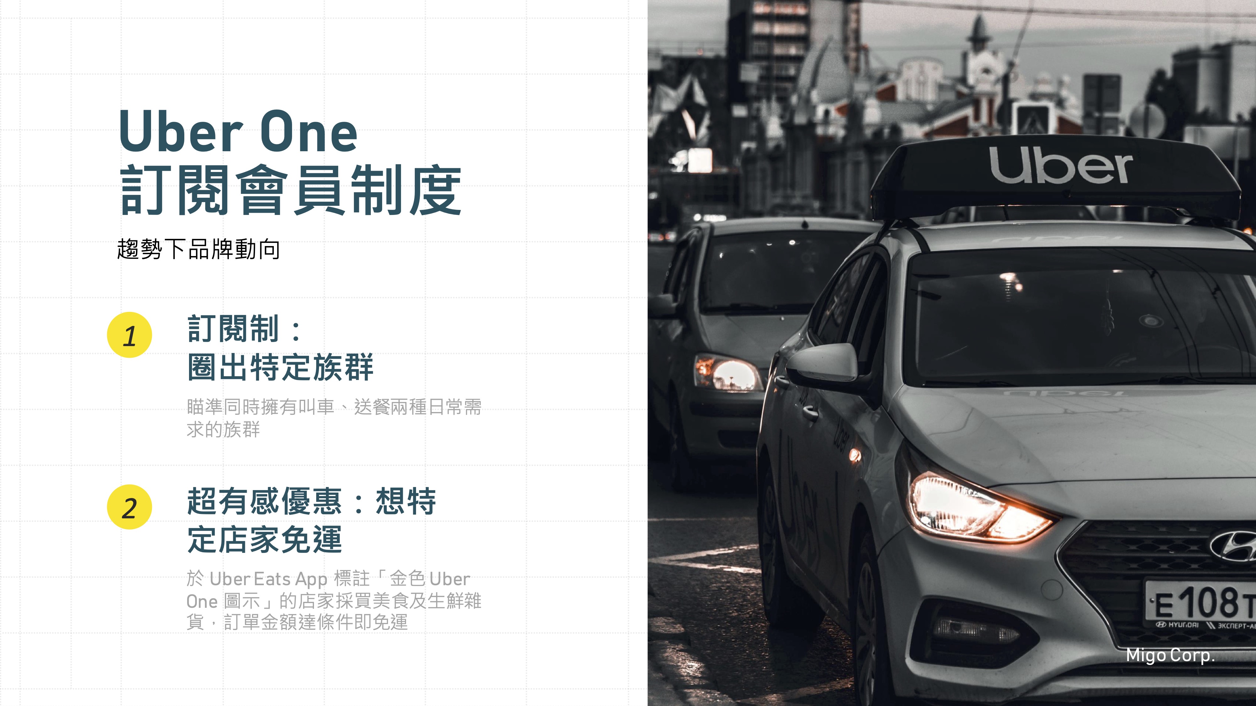 客群分析與個人化行銷：Uber One 訂閱會員制度